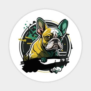 Graffiti Paint French Bulldog Creative Graffiti Paint French Bulldog Creative Magnet